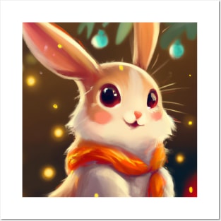 Cute Rabbit Posters and Art